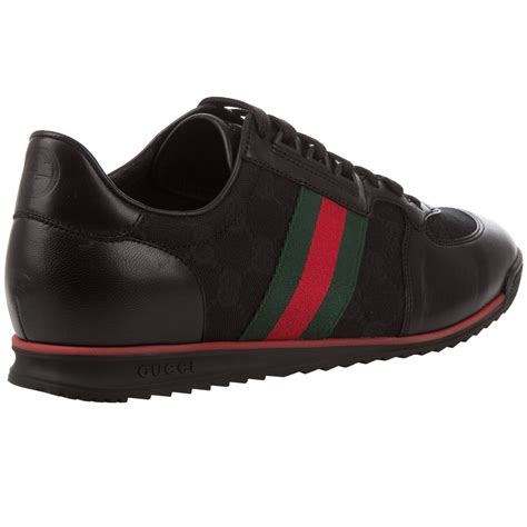 black gucci trainers cheap